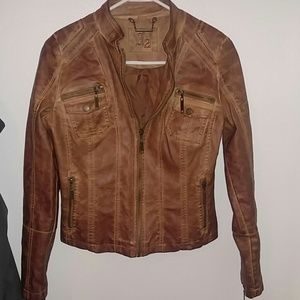 Faux lether Jacket